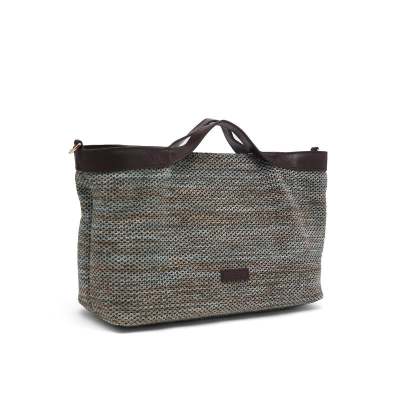 Tas Wanita Tote Bag Gino Mariani Erina Blue Brown