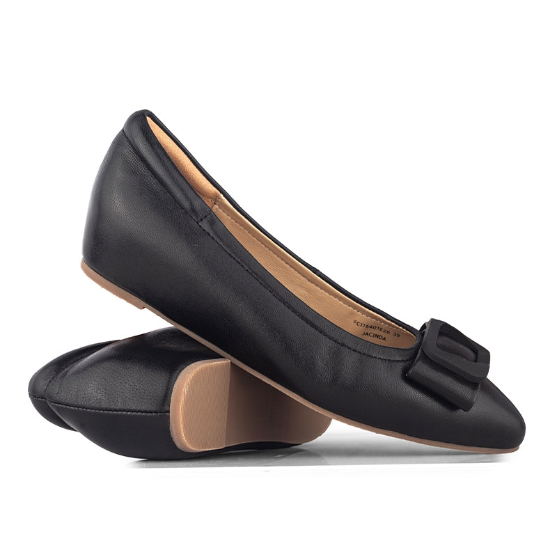 Sepatu Flats Wanita Gino Mariani Jacinda Black