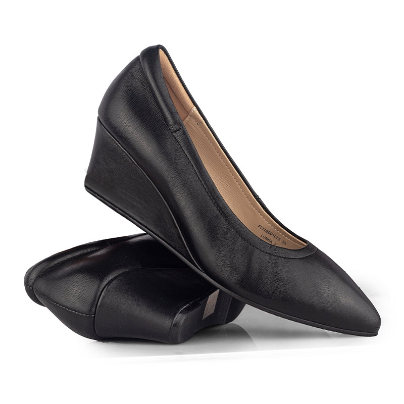 Sepatu Wedges Wanita Gino Mariani Lunna 2 Black
