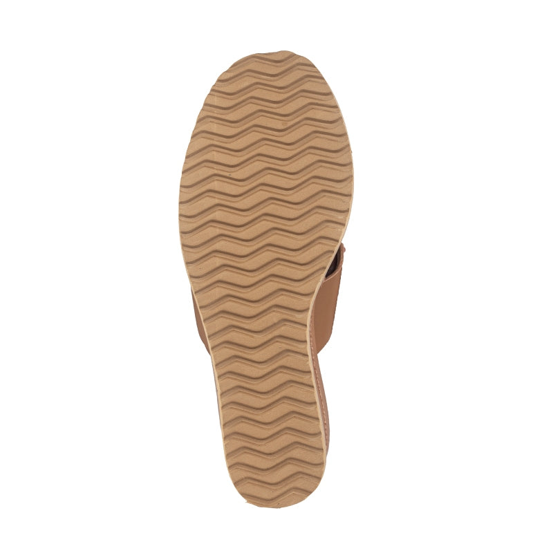 Sandal Wedges Wanita Gino Mariani Greta Camel