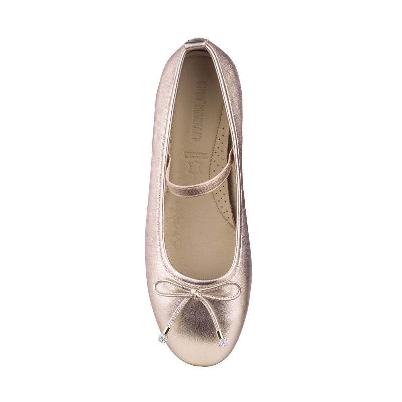 Sepatu Ballet Flats Wanita Gino Mariani Gaisha Gold