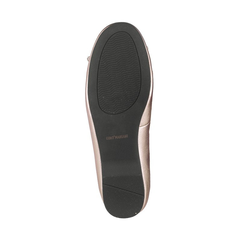 Sepatu Ballet Flats Wanita Gino Mariani Gaisha Gold