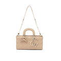 Tas Wanita Quilted Top handle Gino Mariani Axelia Light Brown
