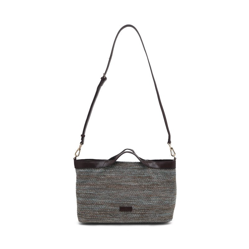 Tas Wanita Tote Bag Gino Mariani Erina Blue Brown