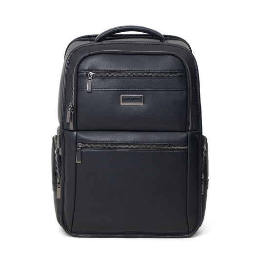 Backpack Tas Ransel Kulit Pria Gino Mariani Baron Black