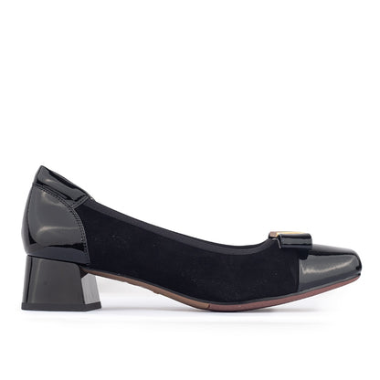 Sepatu Pantofel Formal Wanita Gino Mariani Florence Black