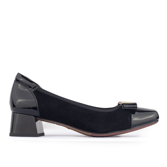 Sepatu Pantofel Formal Wanita Gino Mariani Florence Black