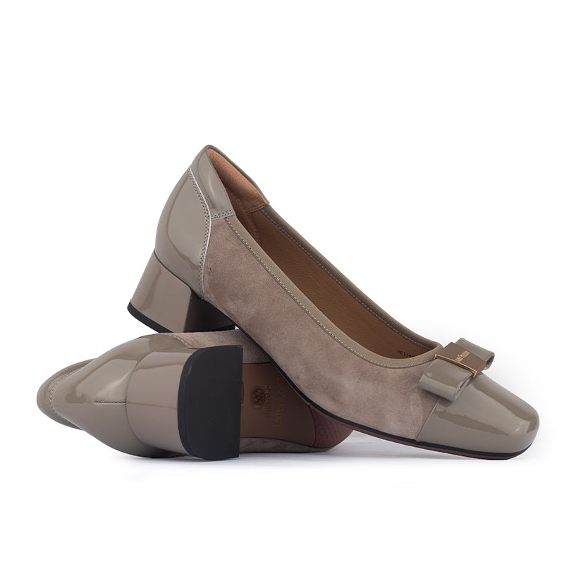 Sepatu Pantofel Formal Wanita Gino Mariani Florence Grey