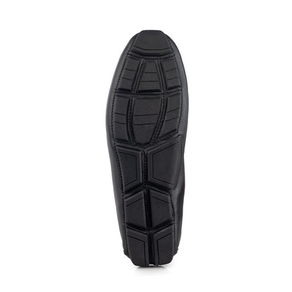 Sepatu Casual Pria Loafer Moccasin Gino Mariani Bartoli 10 Black