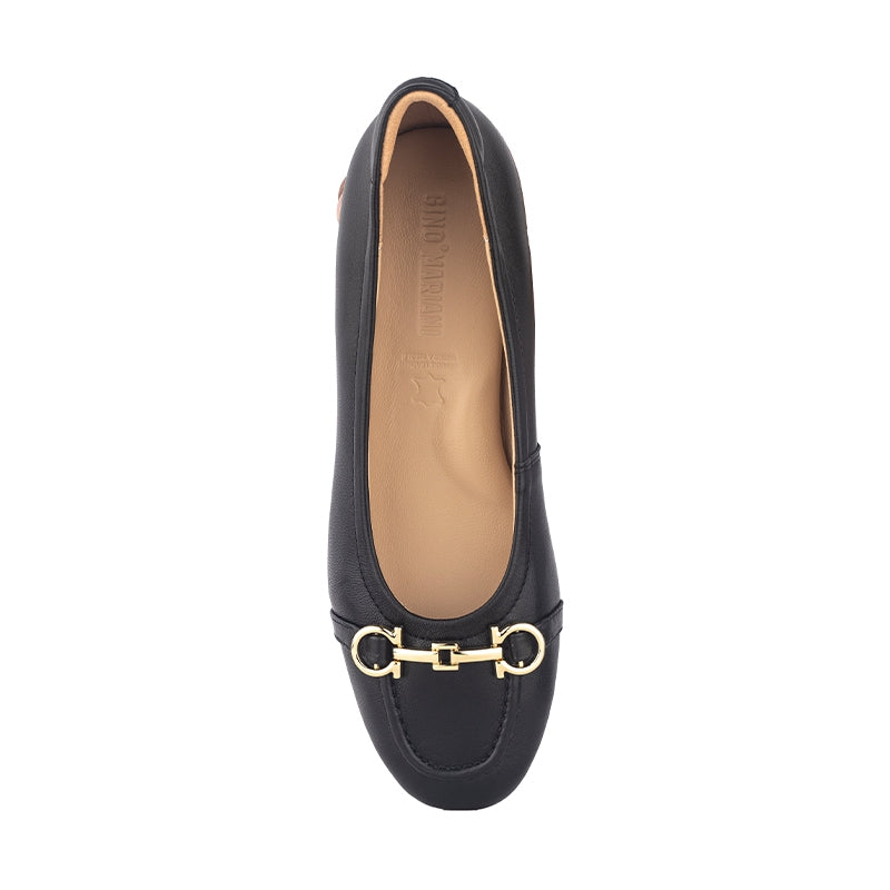 Sepatu Ballet Flats Wanita Gino Mariani Innes Black