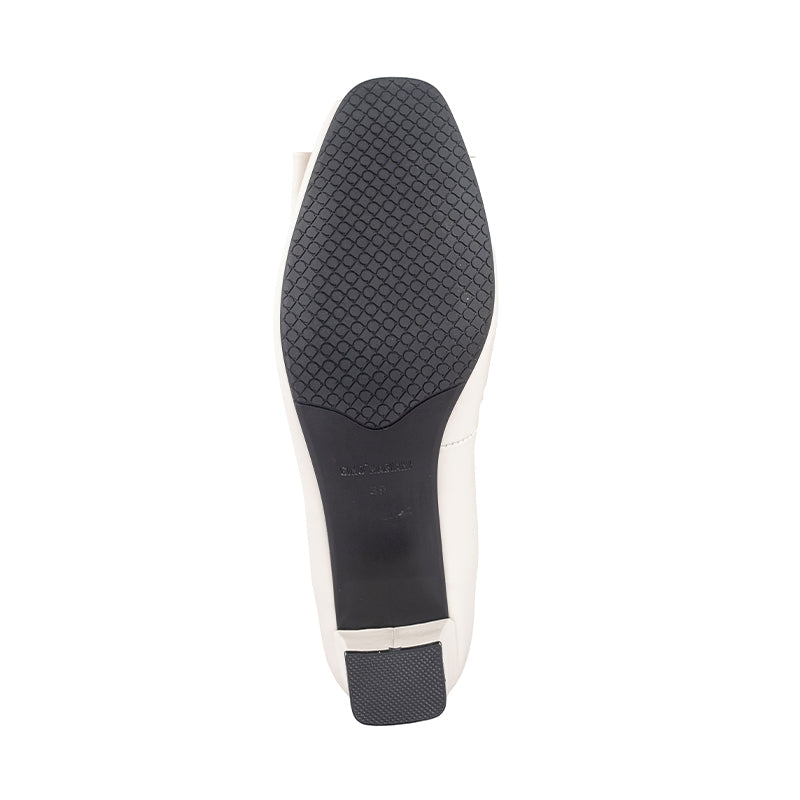 Sepatu Pantofel Formal Wanita Gino Mariani Jalie White