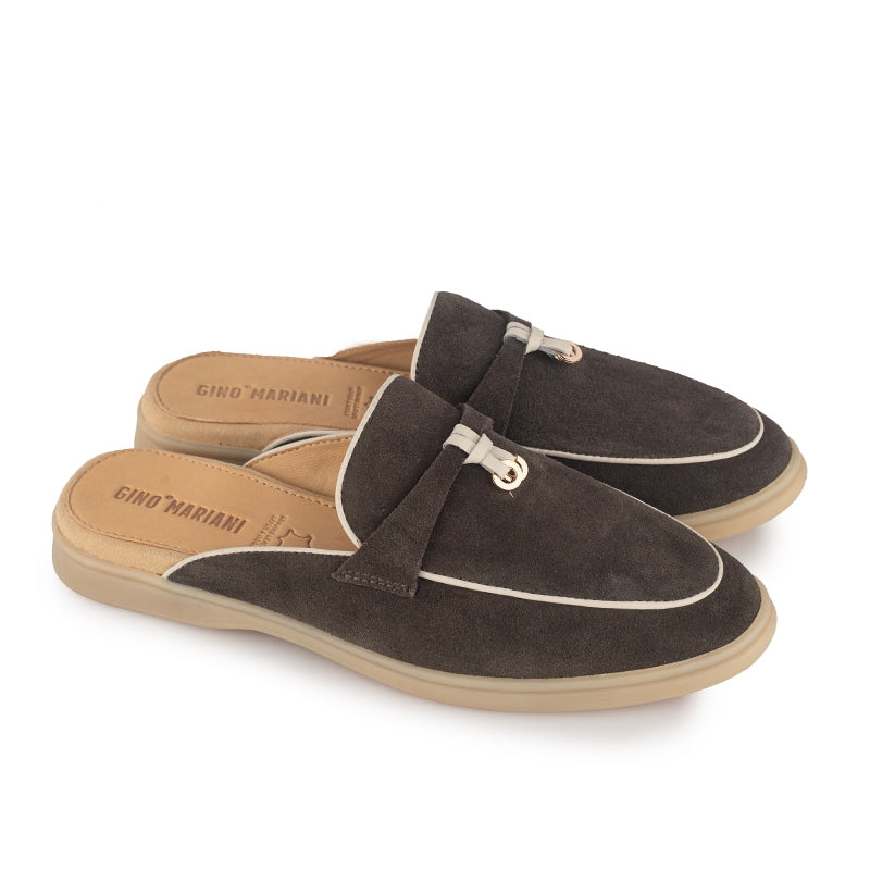 Sepatu Wanita Casual Loafer Gino Mariani Emery 6 Olive Green