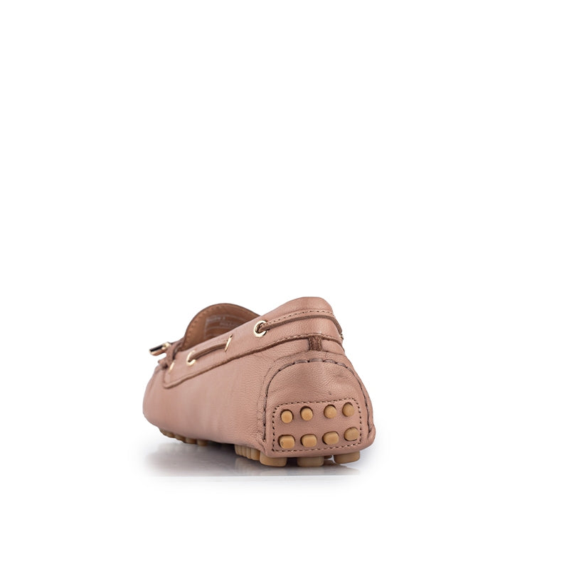 Sepatu Wanita Casual Loafer Moccasin Gino Mariani Ellen 1 Nude
