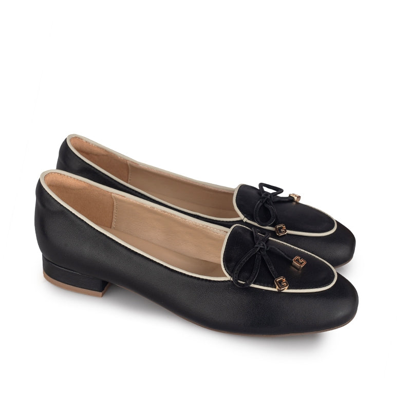 Sepatu Flats Wanita Gino Mariani Kinza Black