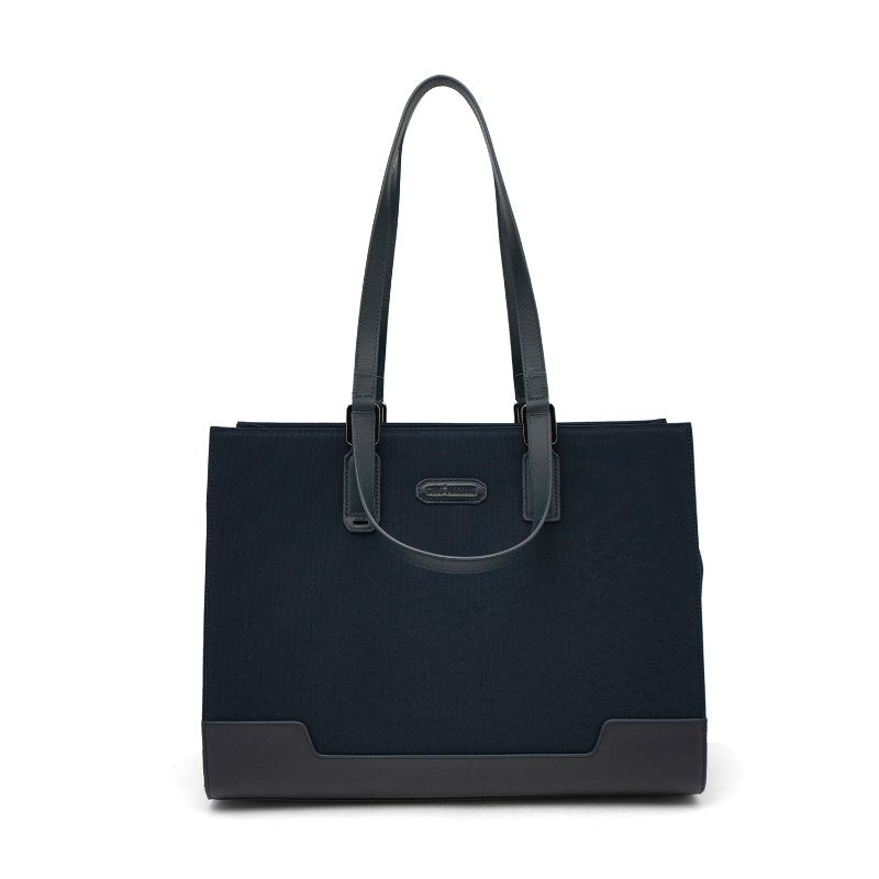 Tas Pria Gino Mariani Business Tote Bag Cayden Navy
