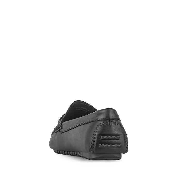 Sepatu Casual Pria Loafer Moccasin Gino Mariani Bartoli 15 Black
