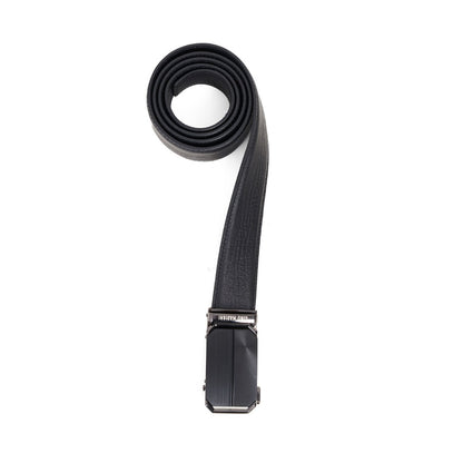 Gino Mariani Daneal Buckle Belt Kulit Pria Black