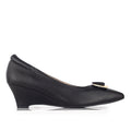 Sepatu Wedges Wanita Gino Mariani Inola Black