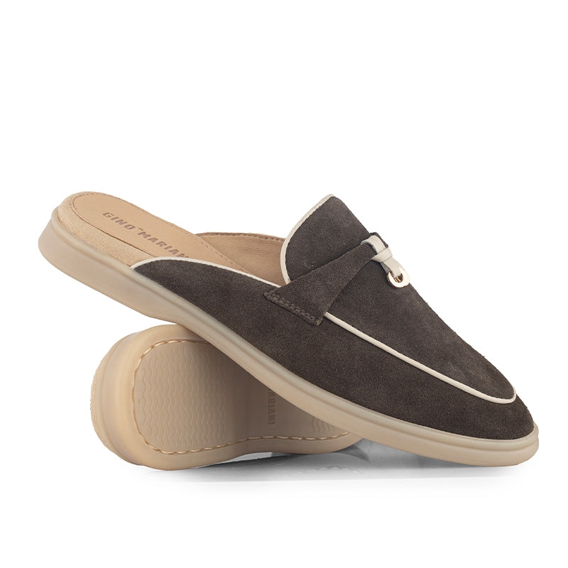 Sepatu Wanita Casual Loafer Gino Mariani Emery 6 Olive Green
