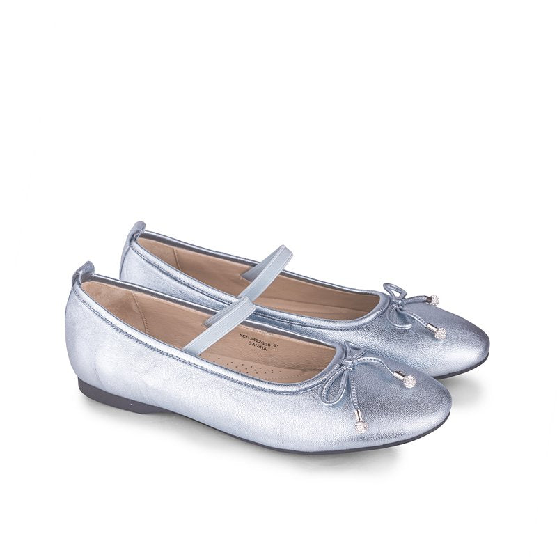 Sepatu Ballet Flats Wanita Gino Mariani Gaisha Light Blue