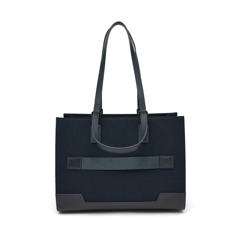 Tas Pria Gino Mariani Business Tote Bag Cayden Navy