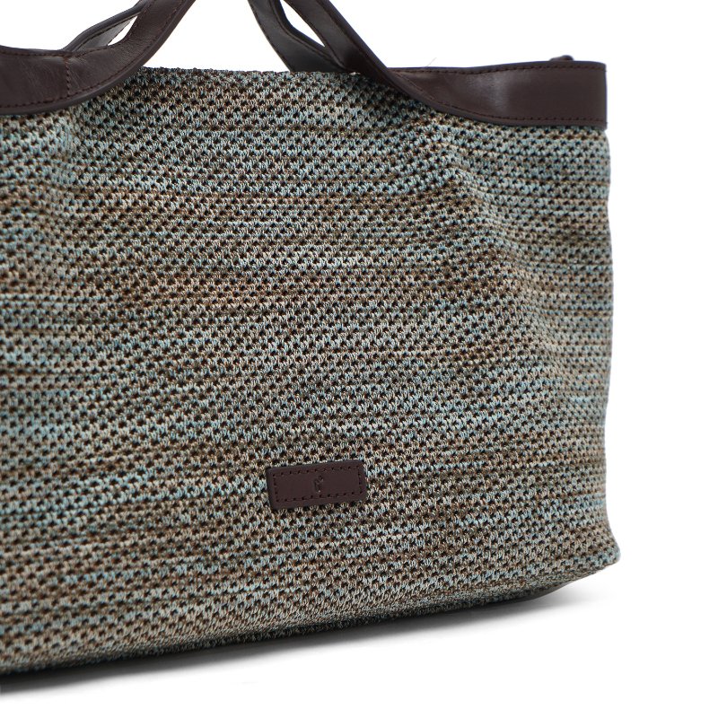 Tas Wanita Tote Bag Gino Mariani Erina Blue Brown