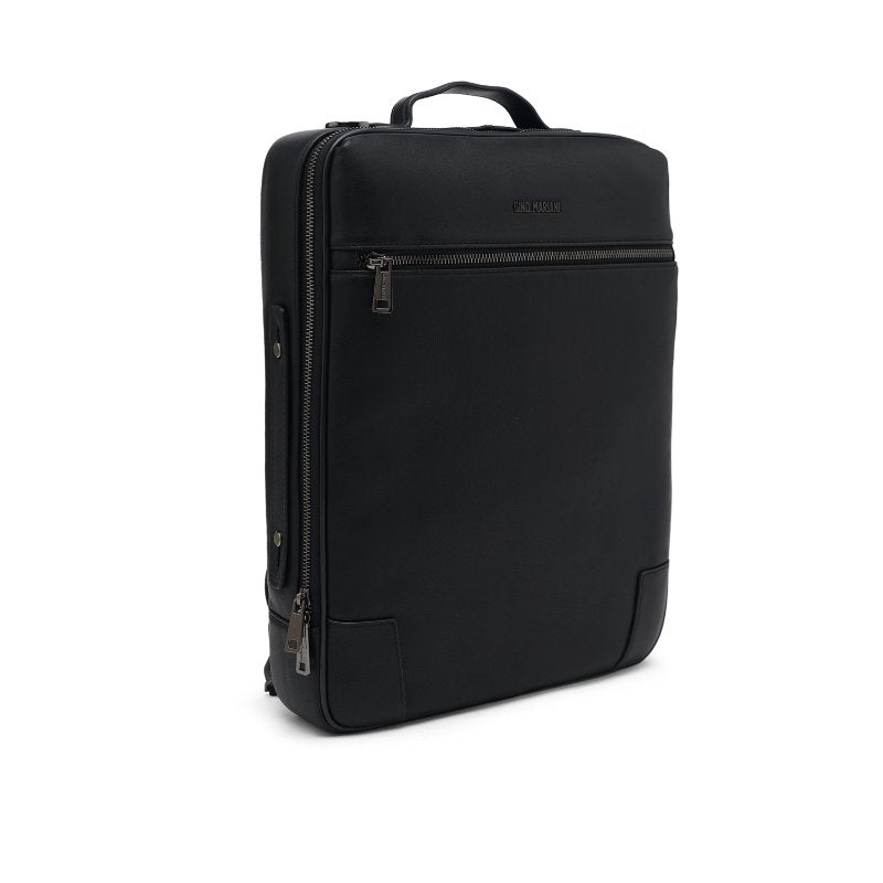 Backpack Tas Ransel Kulit Pria Gino Mariani Nevio Black