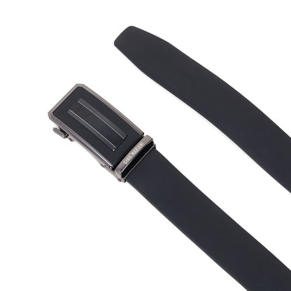 Gino Mariani Dorian Buckle Belt Kulit Pria Black/Coffee