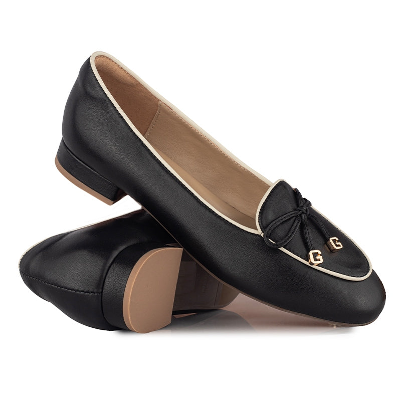 Sepatu Flats Wanita Gino Mariani Kinza Black