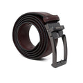 Gino Mariani Harter Buckle Belt Kulit Pria Coffee