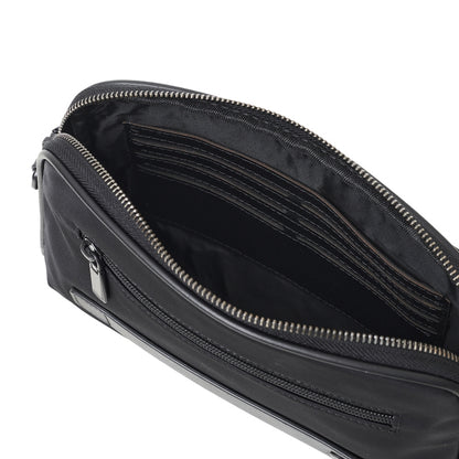 Tas Selempang Pria Gino Mariani Agra Black Sling Bag