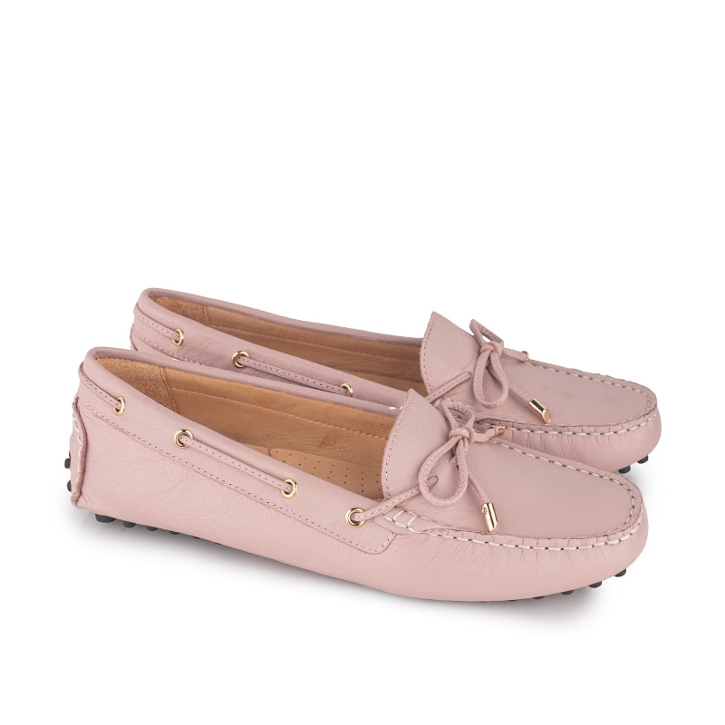 Sepatu Wanita Casual Loafer Moccasin Gino Mariani Ellen Pink