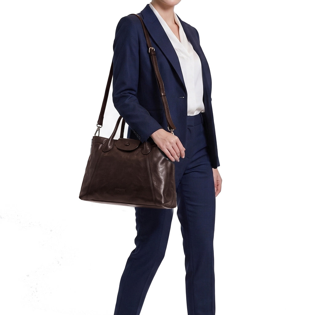 Tas Wanita Gino Mariani Tote Bag Camilla Coffee