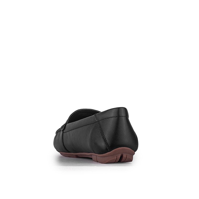 Sepatu Casual Wanita Loafer Moccasin Gino Mariani Grizel Black
