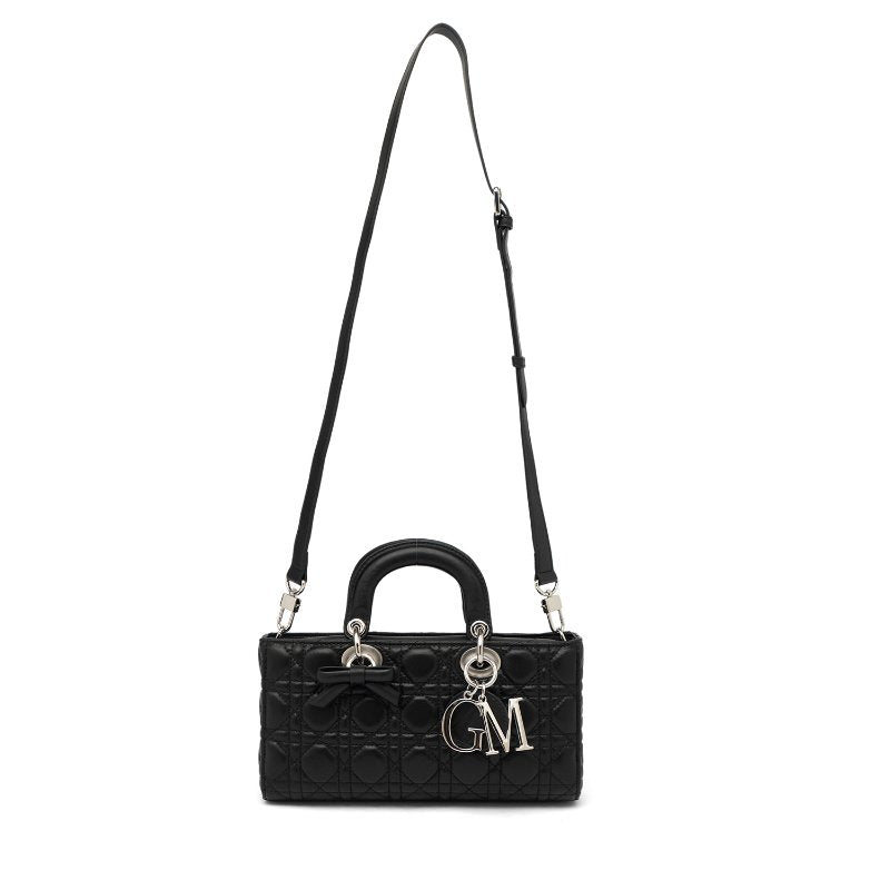 Tas Wanita Quilted Top handle Gino Mariani Axelia Black