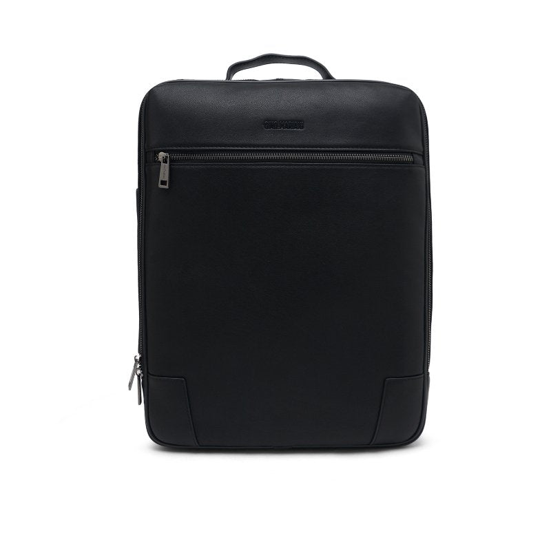 Backpack Tas Ransel Kulit Pria Gino Mariani Nevio Black