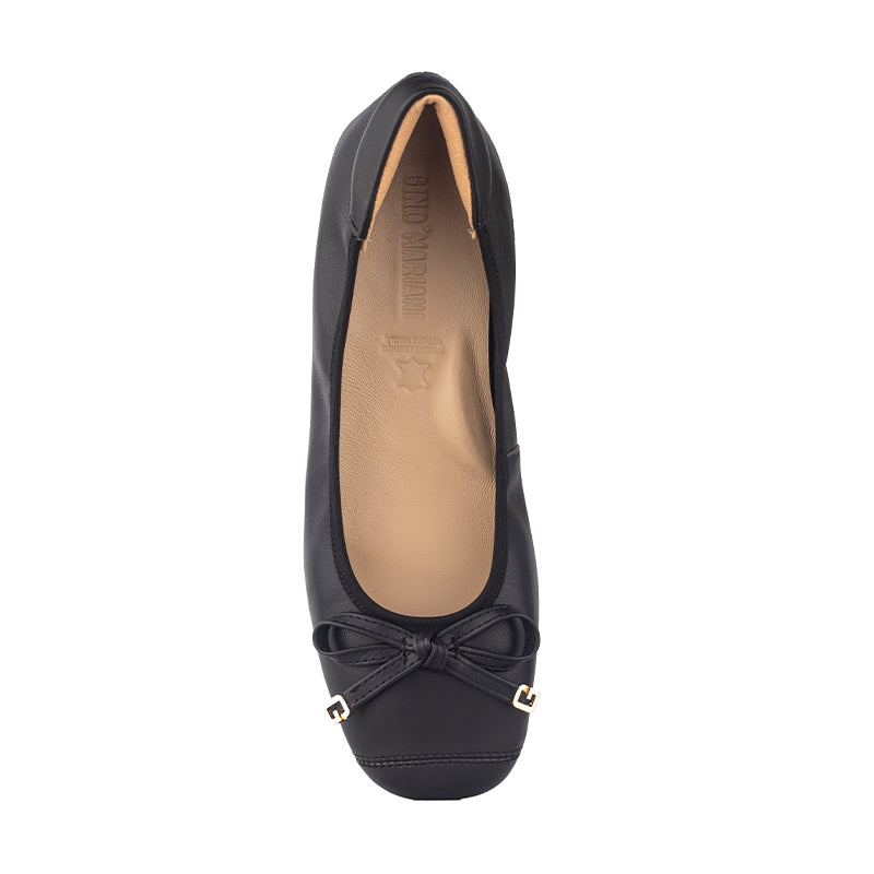 Sepatu Ballet Flats Wanita Gino Mariani Inara Black