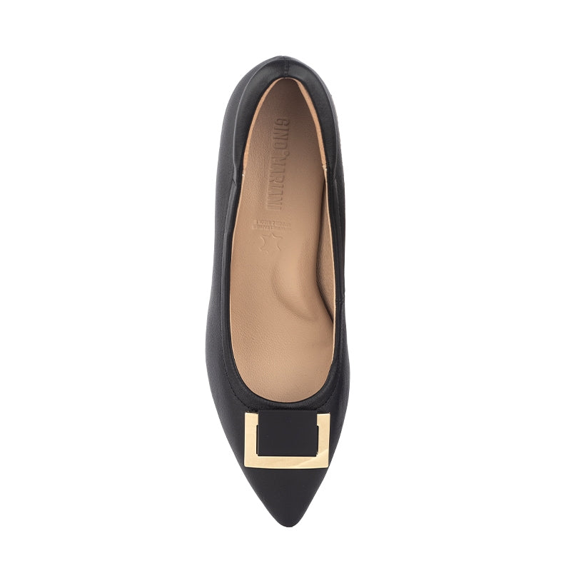 Sepatu Wedges Wanita Gino Mariani Inola Black
