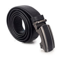 Gino Mariani Giulio Buckle Belt Kulit Pria Black