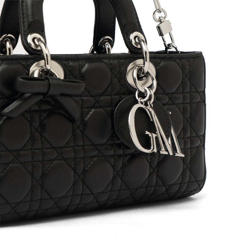 Tas Wanita Quilted Top handle Gino Mariani Axelia Black
