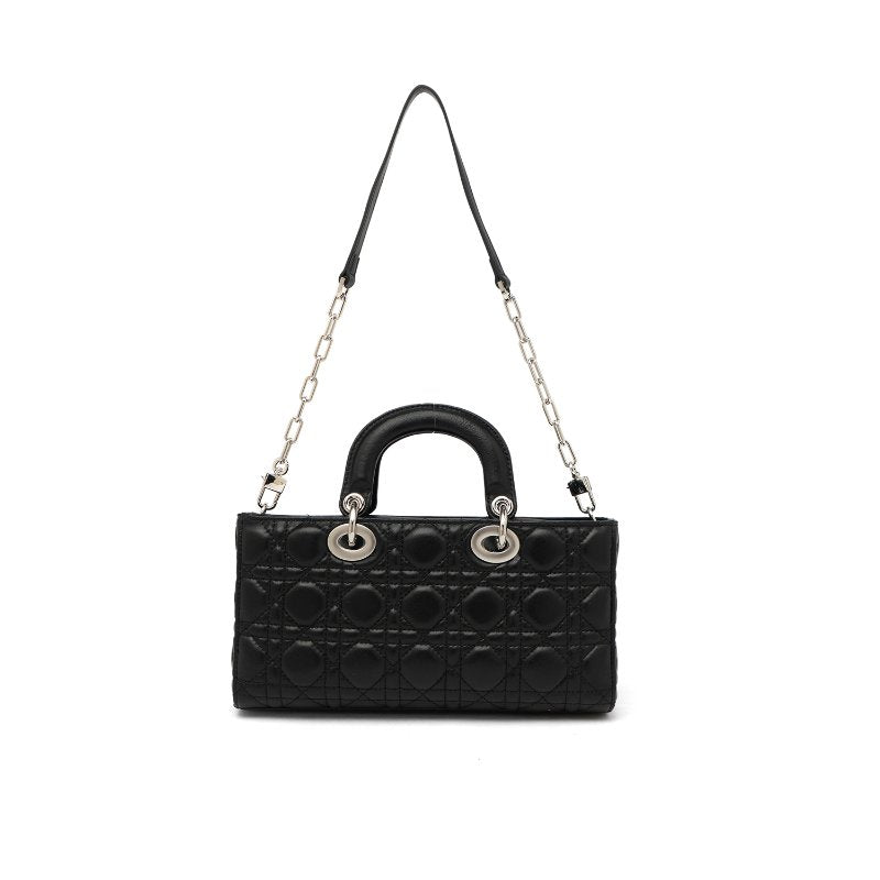 Tas Wanita Quilted Top handle Gino Mariani Axelia Black