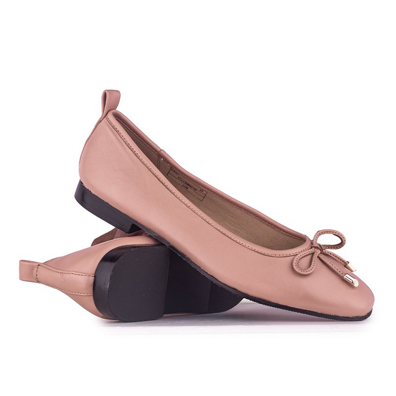 Sepatu Flat Casual Formal Wanita Gino Mariani Vany Nude
