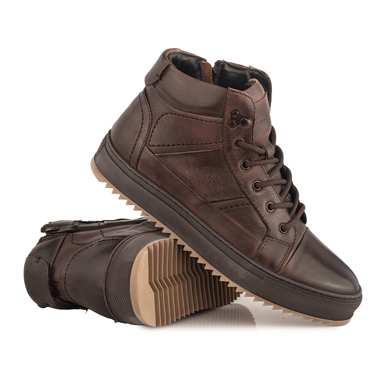 Sepatu Casual Boot Pria Gino Mariani Herbert 2 Coffee