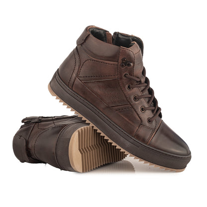 Sepatu Casual Boot Pria Gino Mariani Herbert 2 Coffee