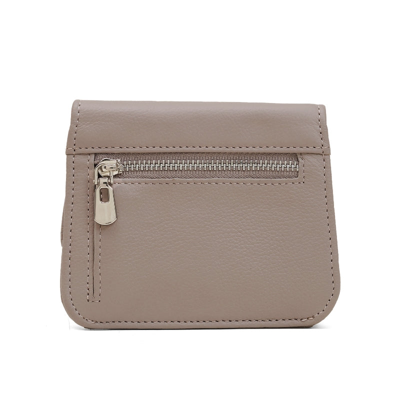 Dompet Kulit Wanita Gino Mariani Small Wallet Alba Khaki