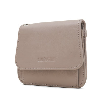 Dompet Kulit Wanita Gino Mariani Small Wallet Alba Khaki