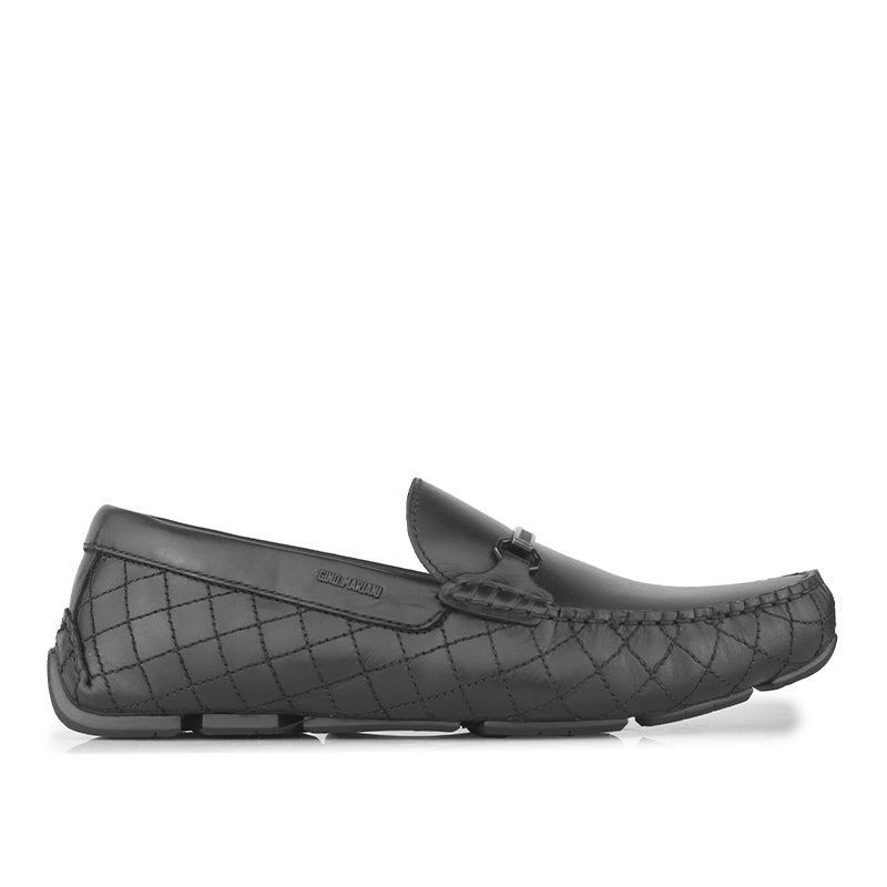 Sepatu Casual Pria Loafer Moccasin Gino Mariani Bartoli 11 Black