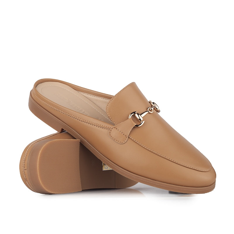 Sepatu Wanita Casual Loafer Gino Mariani Fiza Brown