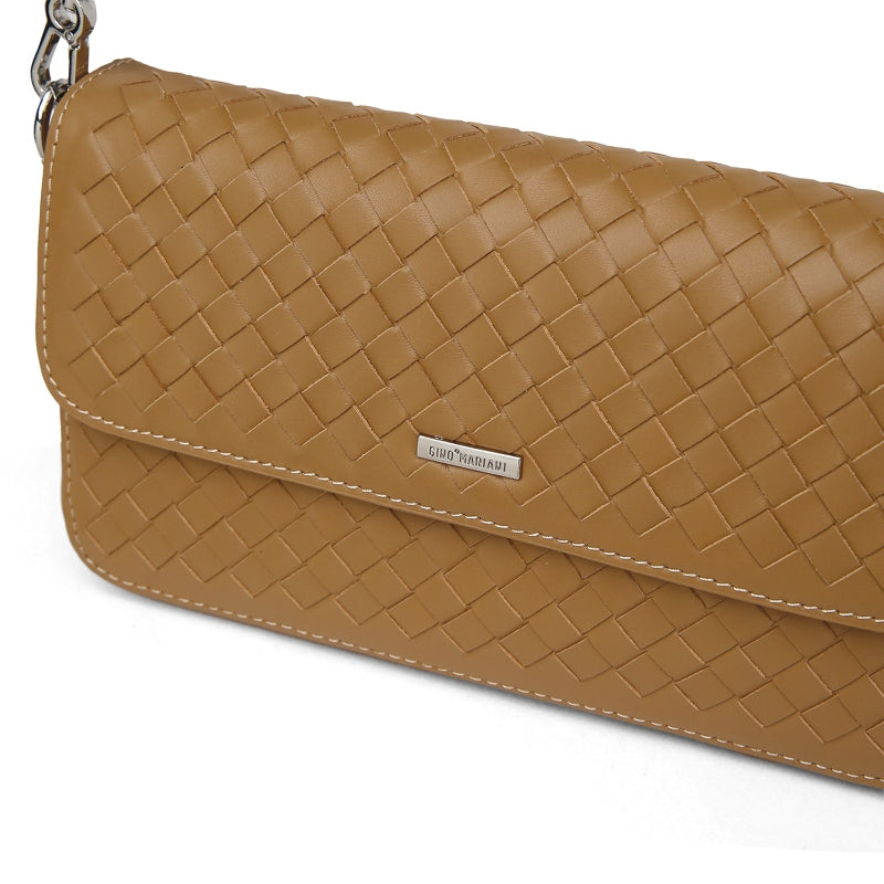 Tas Wanita Shoulder Bag Gino Mariani Binna Camel