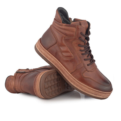 Sepatu Pria Boots Casual Gino Mariani Jacob 1 Light Brown